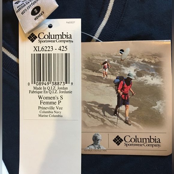 NWT Columbia Sportswear navy tee and white Jones New York long sleeve tee - Picture 4 of 9